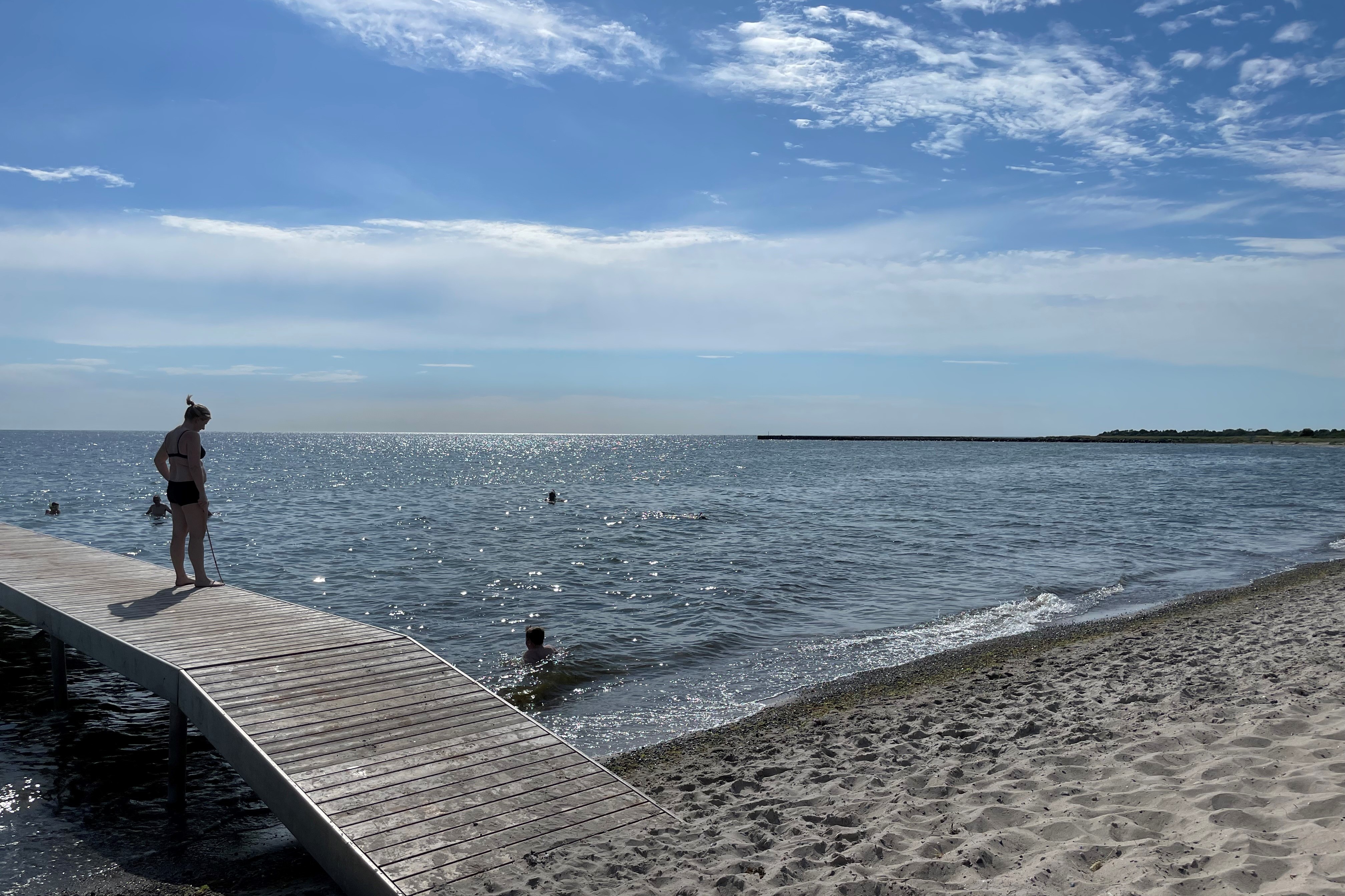 Stranden nær luksushus nr. 697.