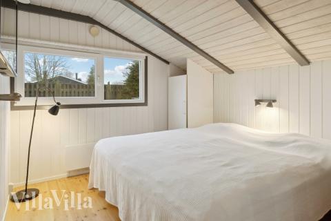 Et av de 4 soverommene i luksushus nr. 689 i Lolland/Falster/Møn.