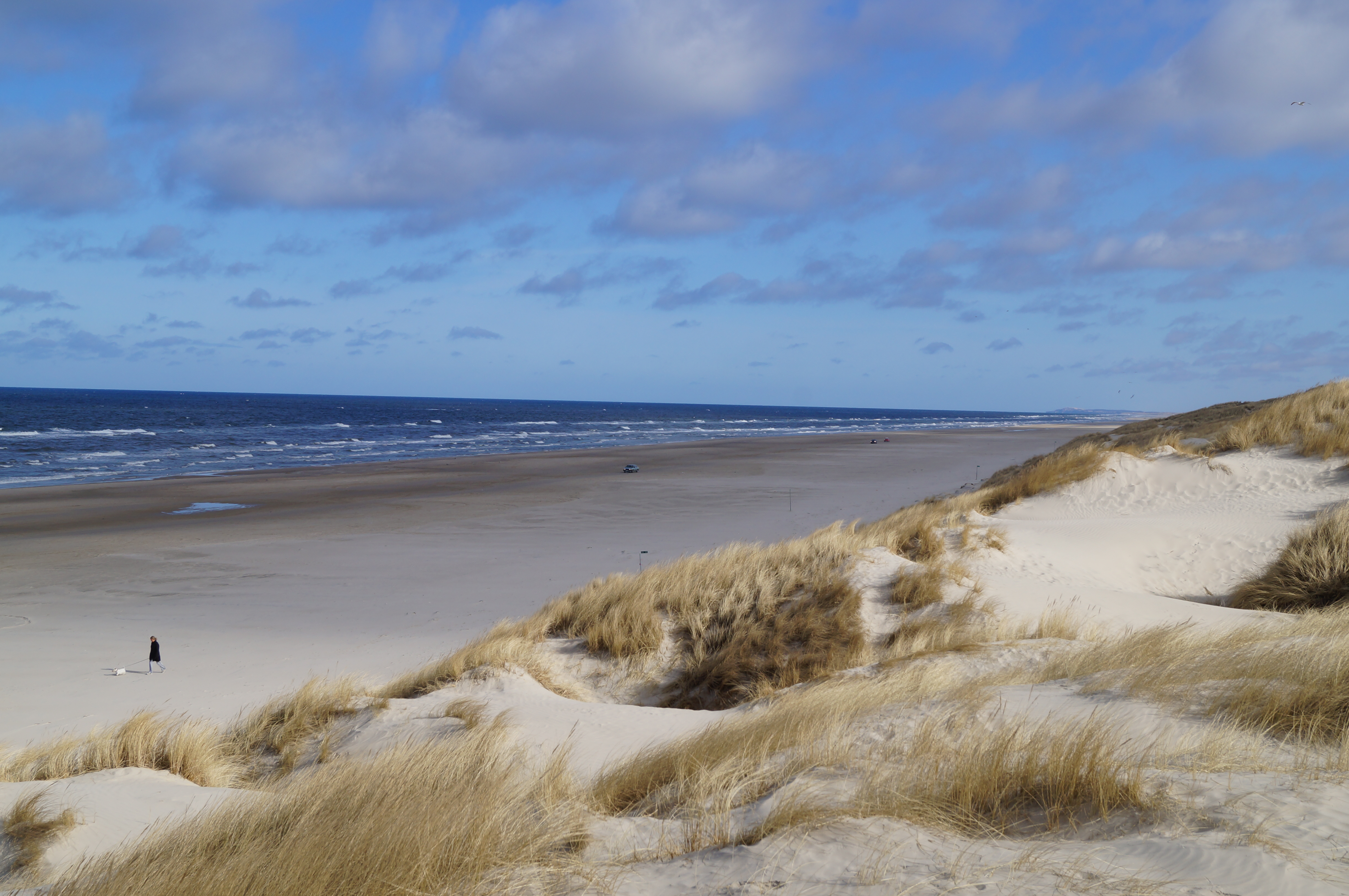 Den flotte stranden nær luksushus nr. 909 ved Nordjylland.
