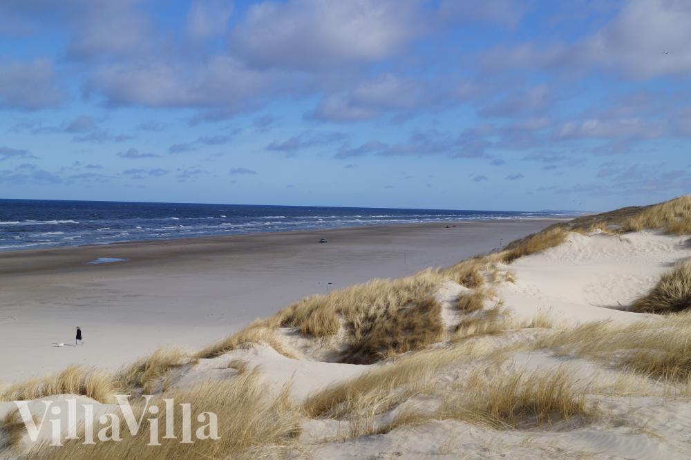 Den flotte stranden nær luksushus nr. 909 ved Nordjylland.