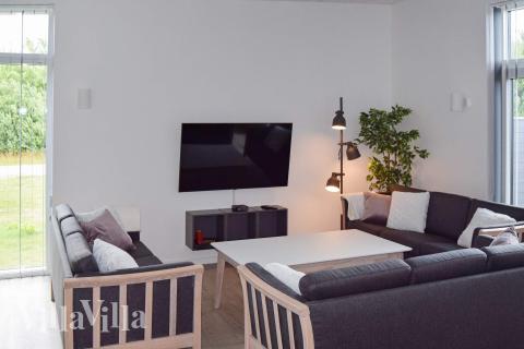 Sofakroken i luksushus nr. 908 i Lolland/Falster/Møn.