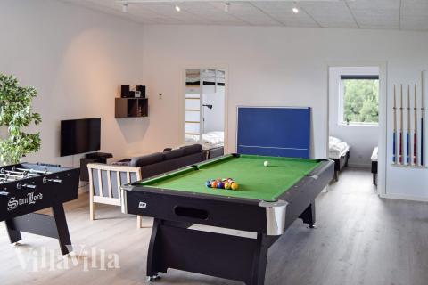 Aktivitetsrom i luksushus nr. 908 med 6 soverom og plass til 14 personer.