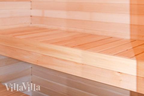 Nyt varmen i badstuen i luksushus nr. 908 til 14 personer