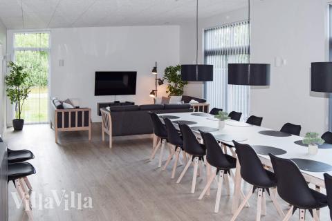 Luksushus nr. 908 har et flott oppholdsrom.