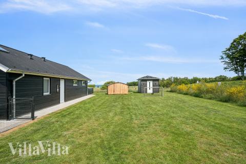 Stort utvalg av utendørsaktiviteter ved luksushus nr. 690 i Østjylland.