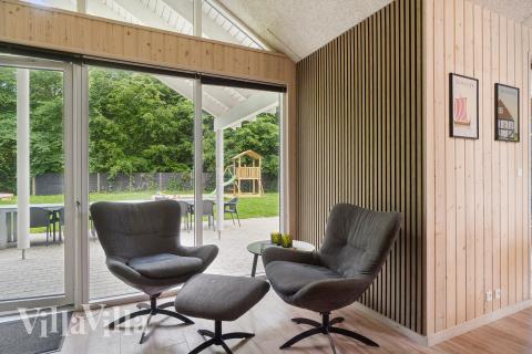 Luksushus nr. 320 har et flott oppholdsrom.