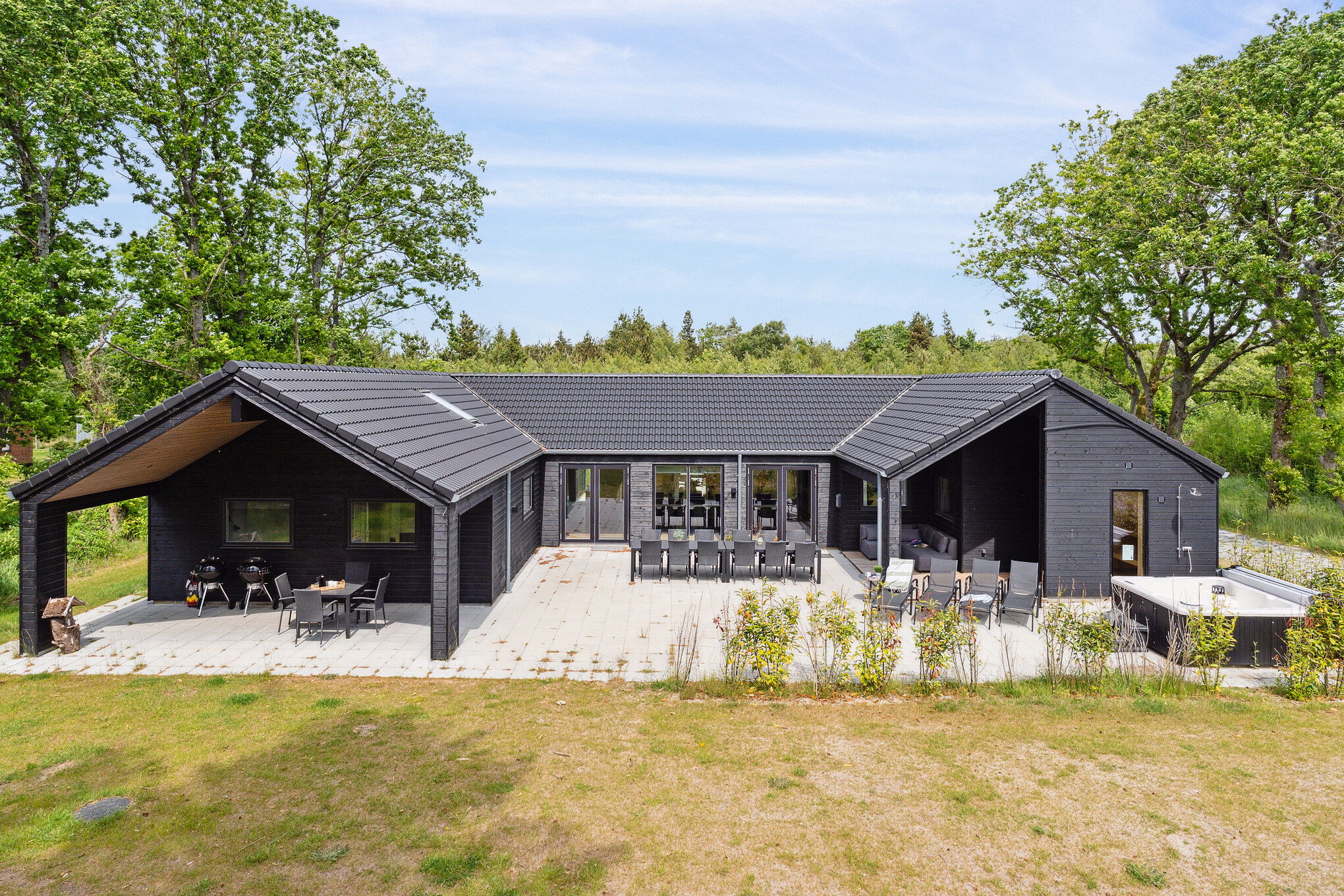 Flott feriehus nr. 627, med god plass til opptil 20 personer