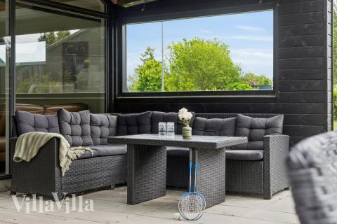 Stor terrasse i luksushus nr. 584 i Nordsjælland.