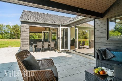 Stor terrasse i luksushus nr. 685 i Nordsjælland.