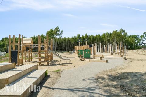 Stort utvalg av utendørsaktiviteter ved luksushus nr. 803 i Østjylland.