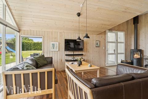 Sofakroken i luksushus nr. 268 i Østjylland.