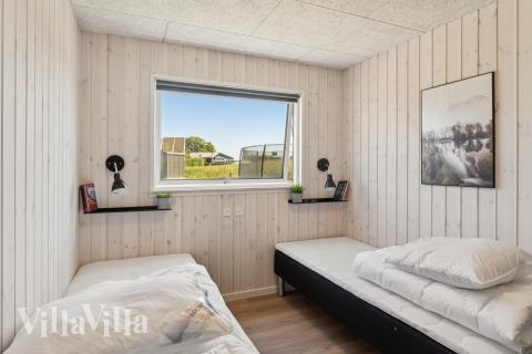 Et av de 8 soverommene i luksushus nr. 671 i Fyn og øyer.