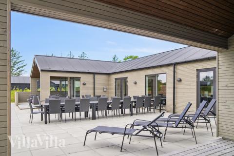 Stor terrasse i luksushus nr. 619 i Nordjylland.