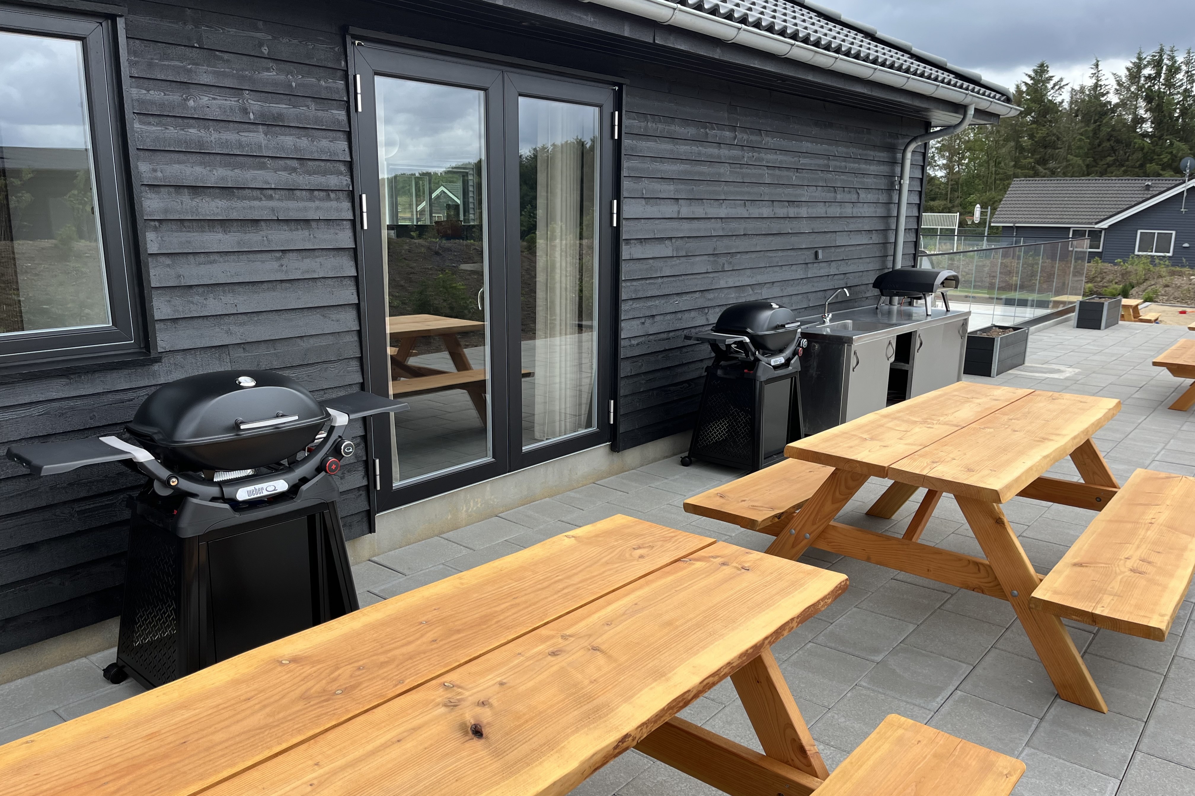 Luksushus nr. 686 har en deilig terrasse med gode hagemøbler til 36 personer.