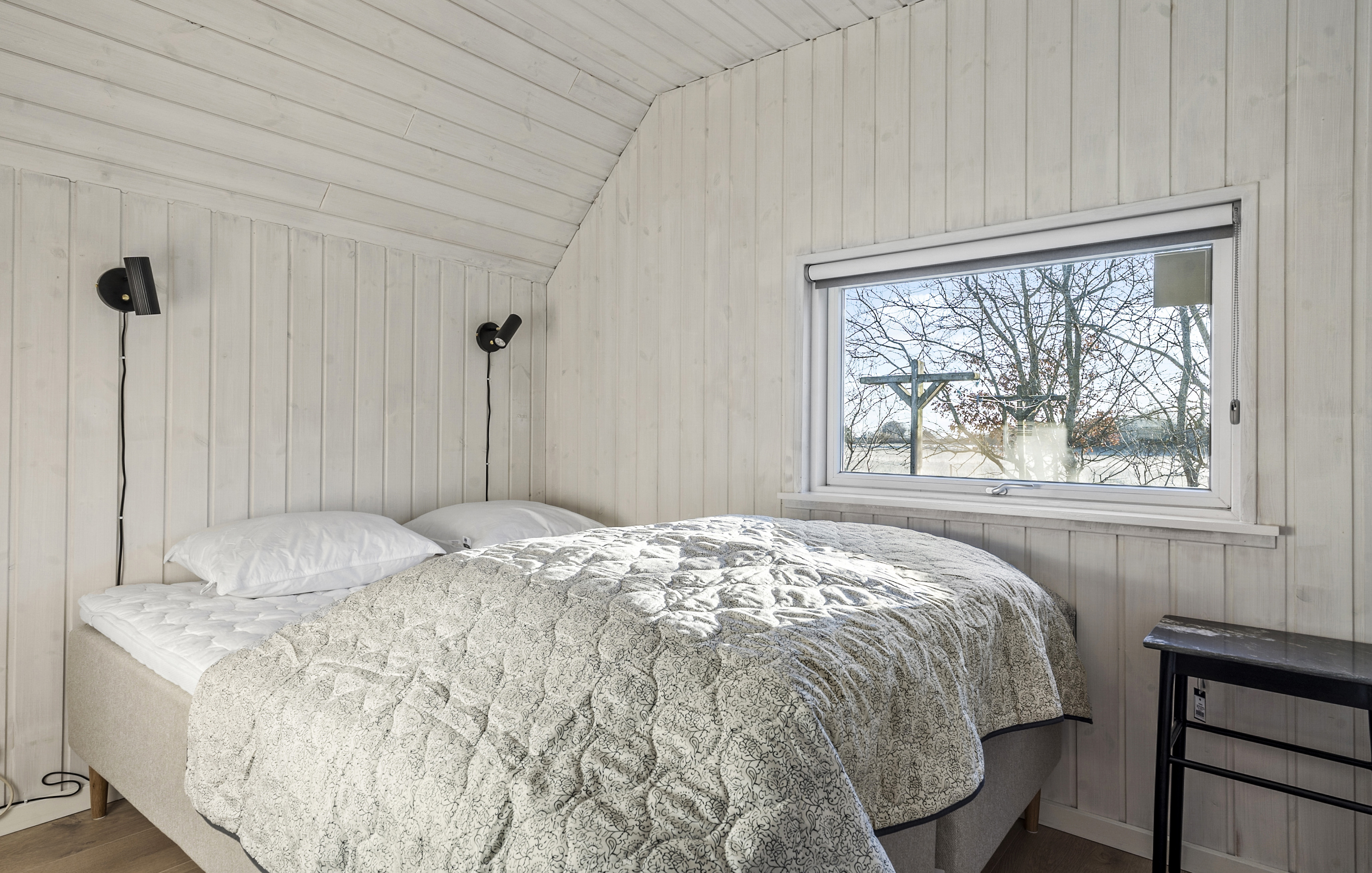 Et av de 8 soverommene i luksushus nr. 182 i Sydjylland.