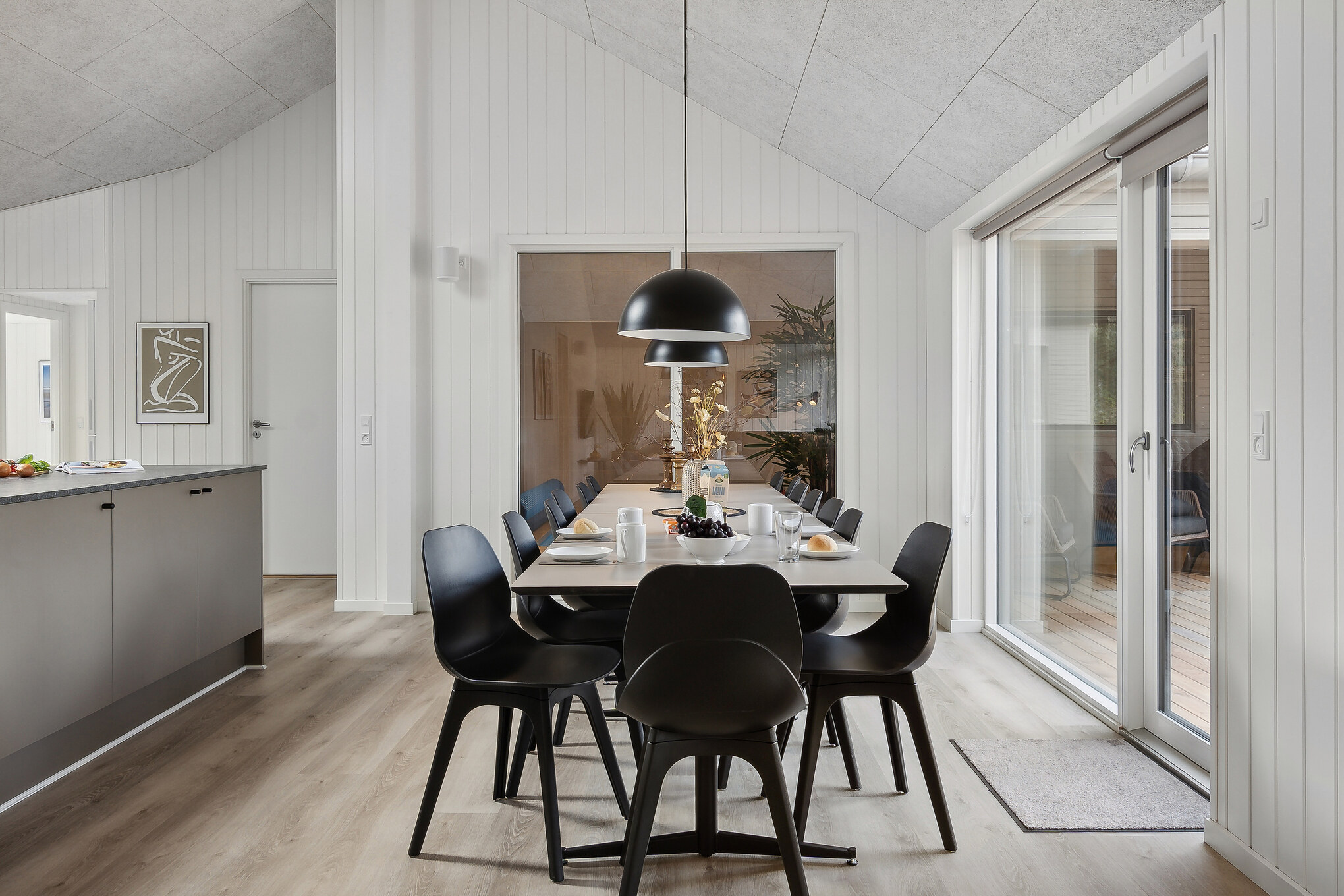 Luksushus nr. 593 har et flott oppholdsrom.