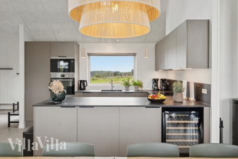 Kjøkkenet i luksushus nr. 668 er godt innrettet.