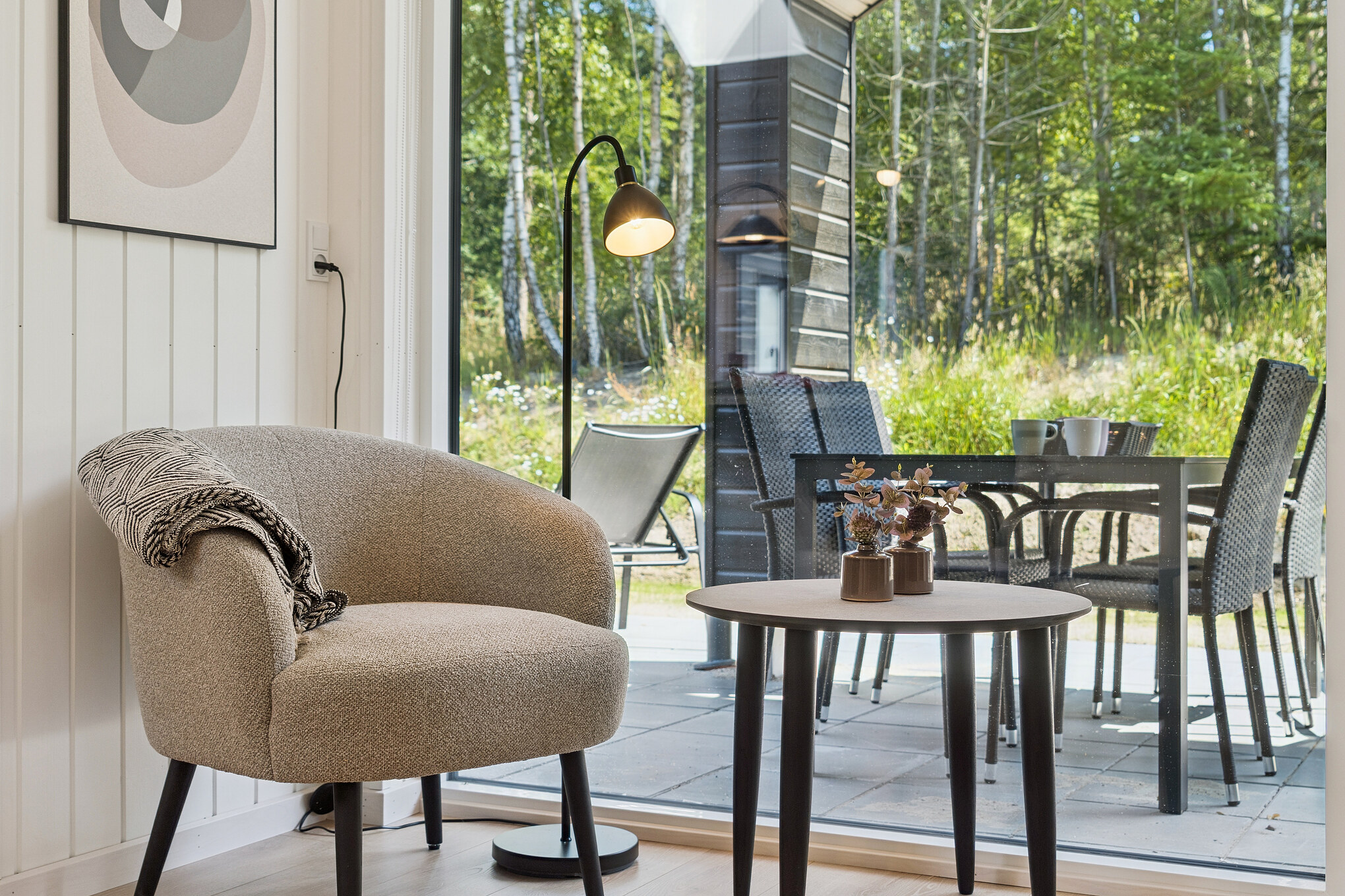 Oppholdsrom med plass til 16 i luksushus nr. 811.