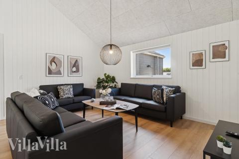 Sofakroken i luksushus nr. 815 i Østjylland.