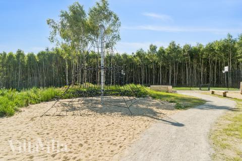 Stort utvalg av utendørsaktiviteter ved luksushus nr. 832 i Østjylland.