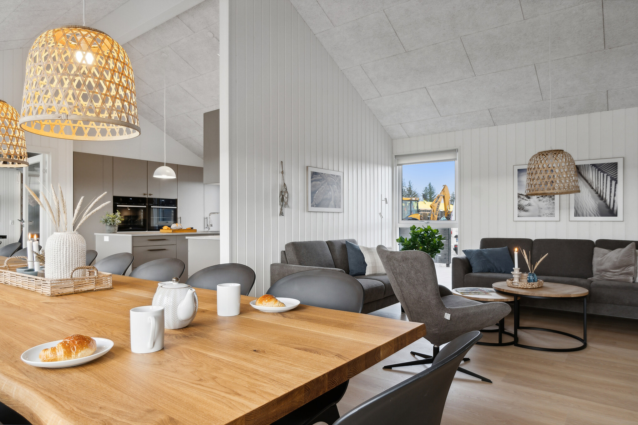 Oppholdsrom med plass til 18 i luksushus nr. 902.