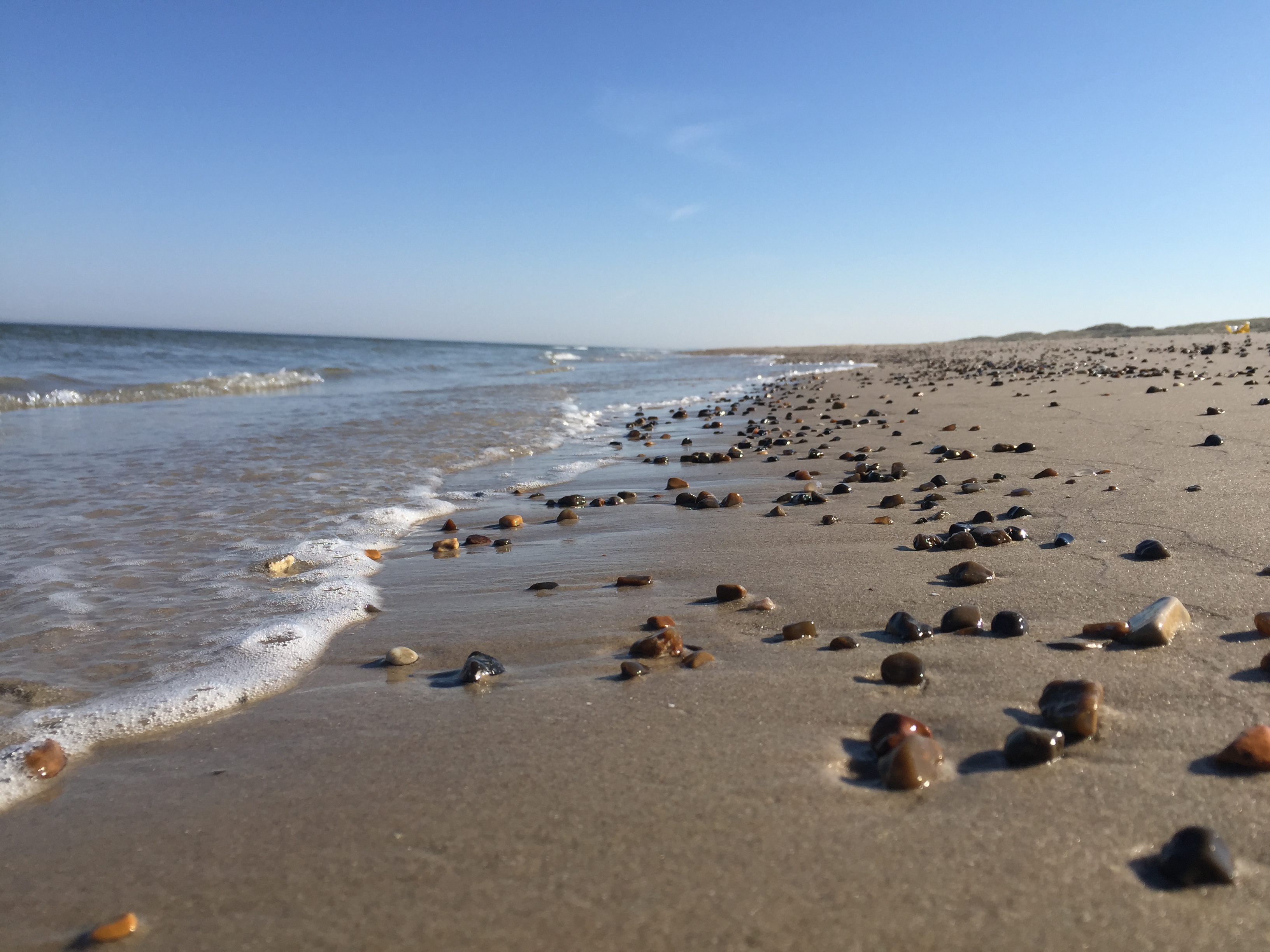 Den flotte stranden nær luksushus nr. 902 ved Nordjylland.