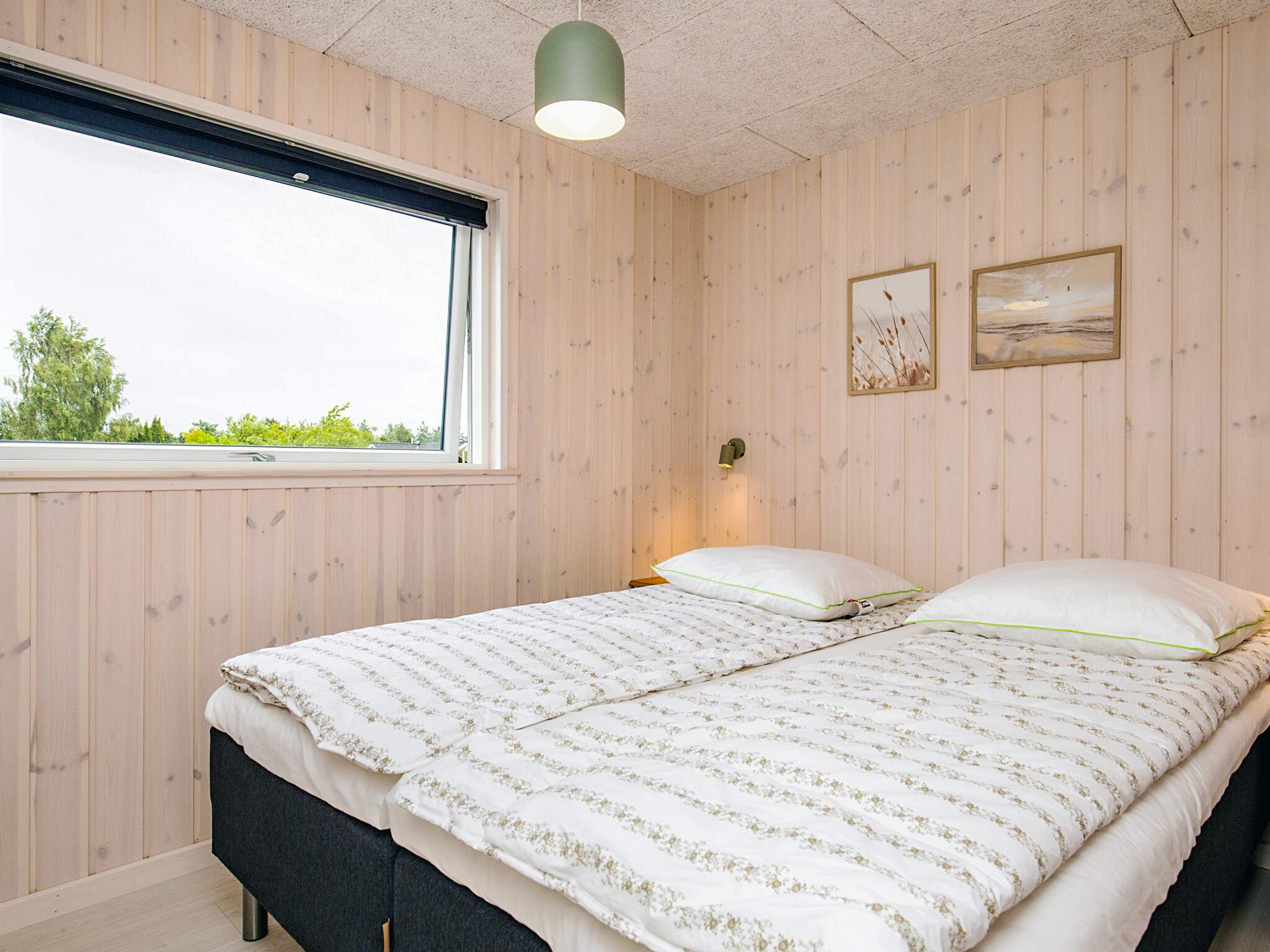 Et av de 5 soverommene i luksushus nr. 670 i Lolland/Falster/Møn.