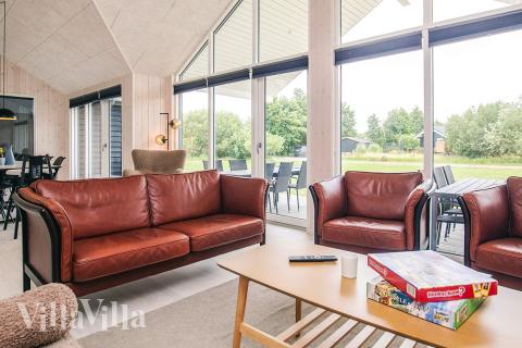 Sofakroken i luksushus nr. 670 i Lolland/Falster/Møn.