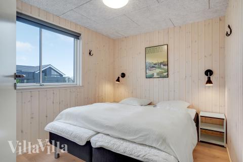 Et av de 7 soverommene i luksushus nr. 906 i Fyn og øyer.