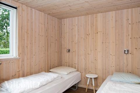 Et av de 7 soverommene i luksushus nr. 223 i Østjylland.