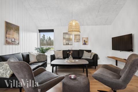 Sofakroken i luksushus nr. 911 i Lolland/Falster/Møn.