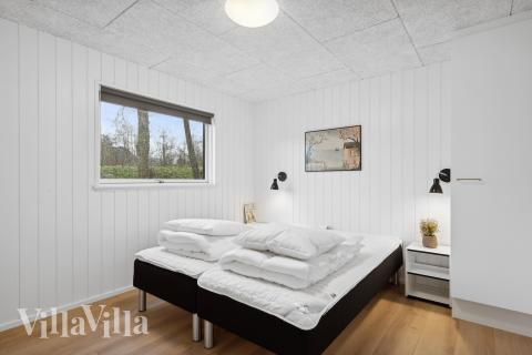 Et av de 8 soverommene i luksushus nr. 911 i Lolland/Falster/Møn.