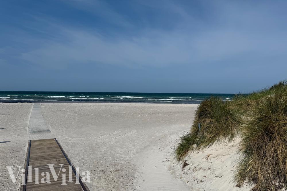 Den flotte stranden nær luksushus nr. 911 ved Lolland/Falster/Møn.