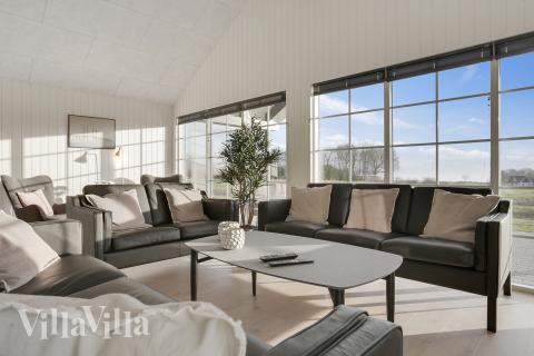 Sofakroken i luksushus nr. 415 i Fyn og øyer.