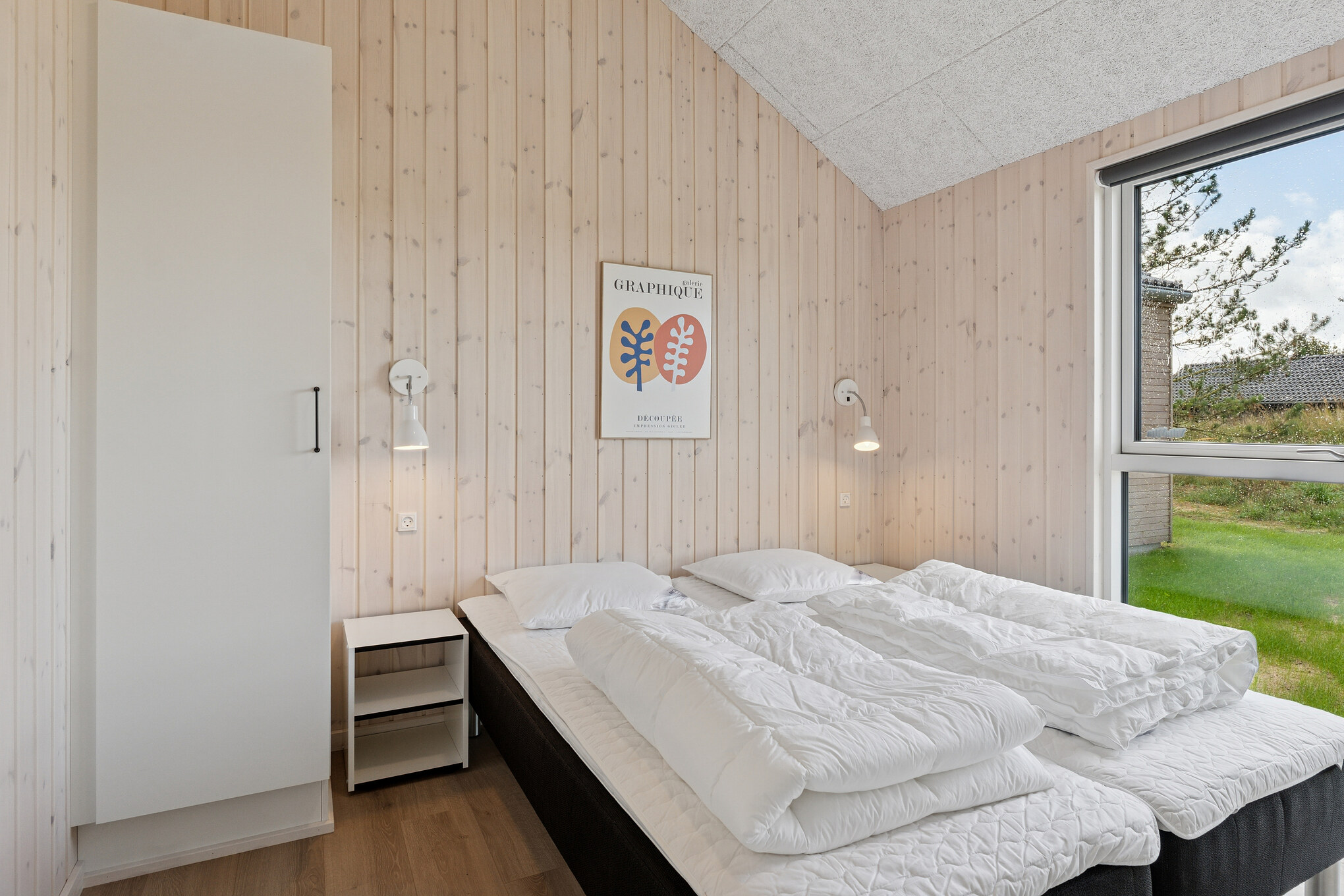 Et av de 10 soverommene i luksushus nr. 699 i Nordjylland.