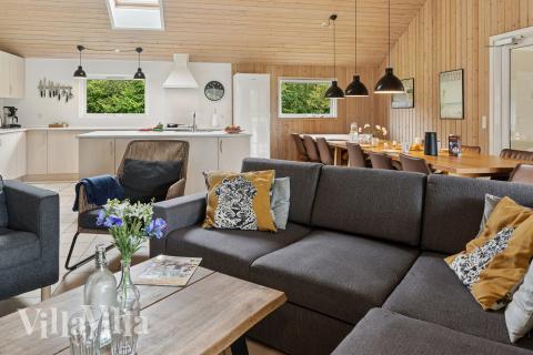 Sofakroken i luksushus nr. 222 i Lolland/Falster/Møn.