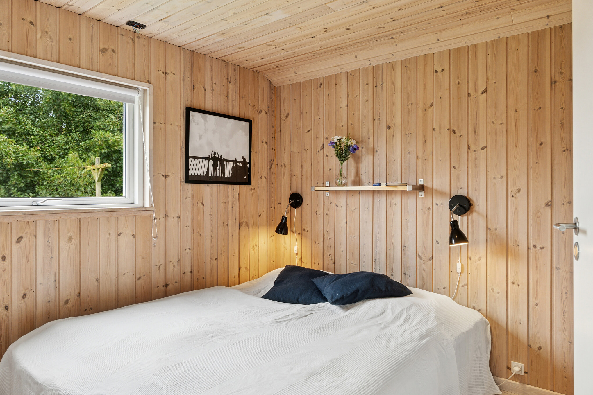 Et av de 6 soverommene i luksushus nr. 222 i Lolland/Falster/Møn.