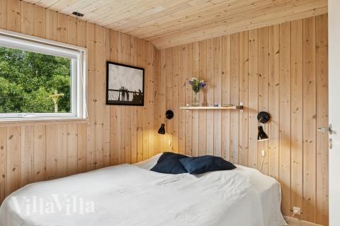 Et av de 6 soverommene i luksushus nr. 222 i Lolland/Falster/Møn.