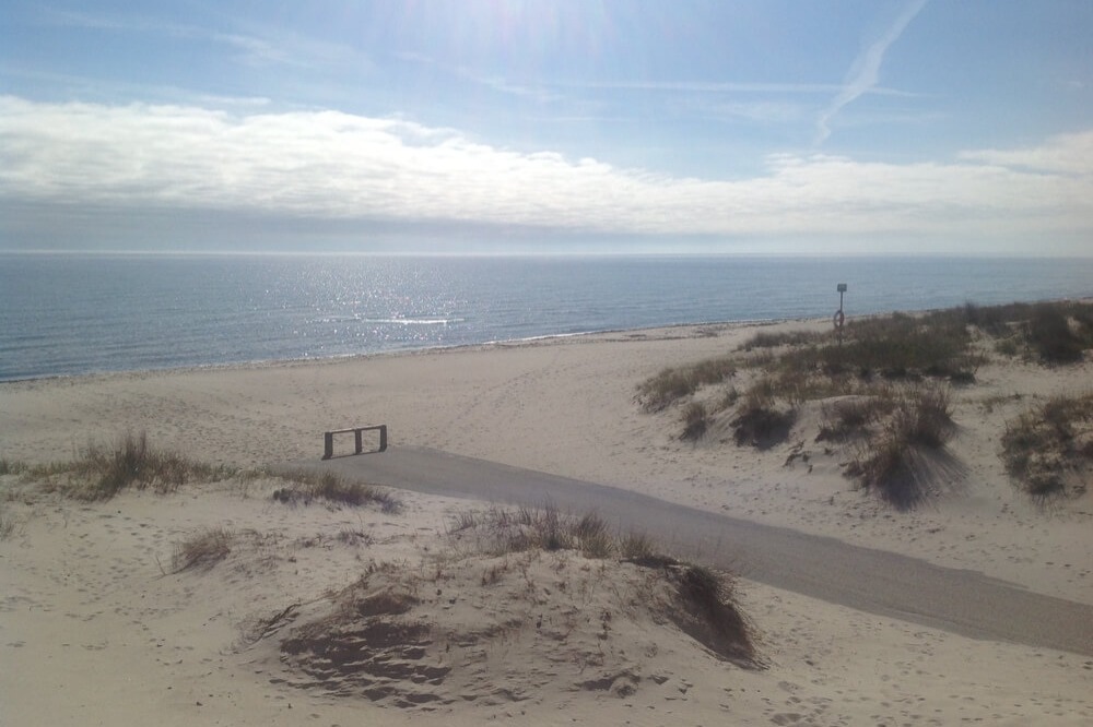 Stranden nær luksushus nr. 222.