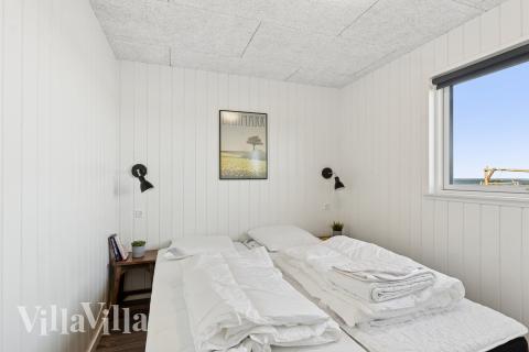 Et av de 8 soverommene i luksushus nr. 673 i Fyn og øyer.