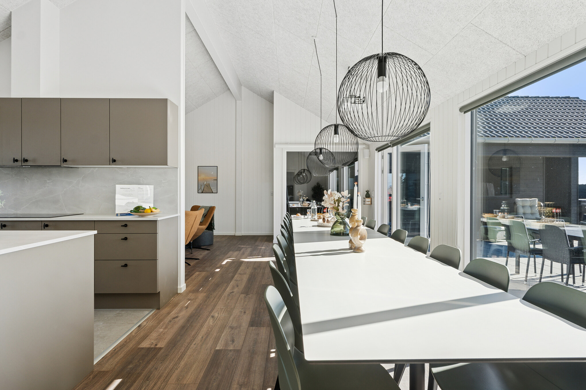 Luksushus nr. 673 har et flott oppholdsrom.