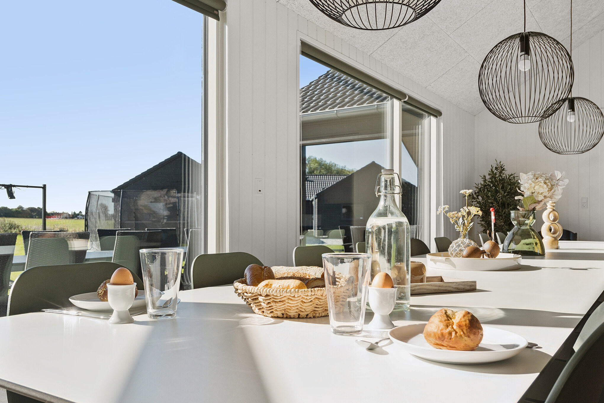 Oppholdsrom med plass til 20 i luksushus nr. 673.