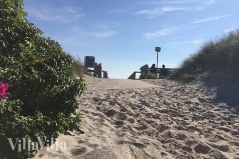 Den flotte stranden nær luksushus nr. 441 ved Østjylland.