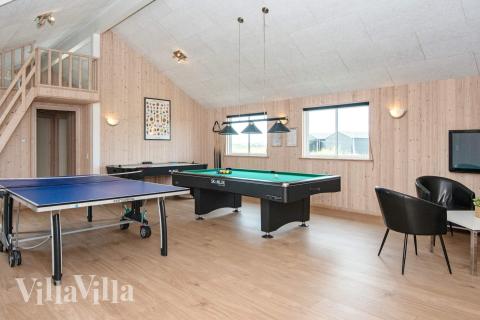 Aktivitetsrom i luksushus nr. 293 med 9 soverom og plass til 22 personer.