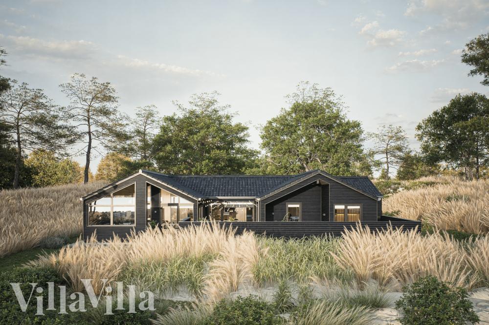 Dette lekre huset med spa, nr. 931, med plass til 14 personer, ligger i Østjylland