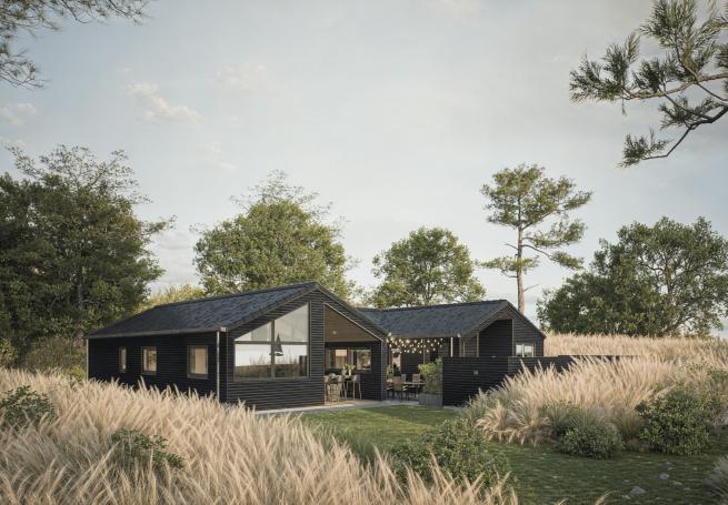 Dette lekre huset med spa, nr. 919, med plass til 12 personer, ligger i Fyn og øyer