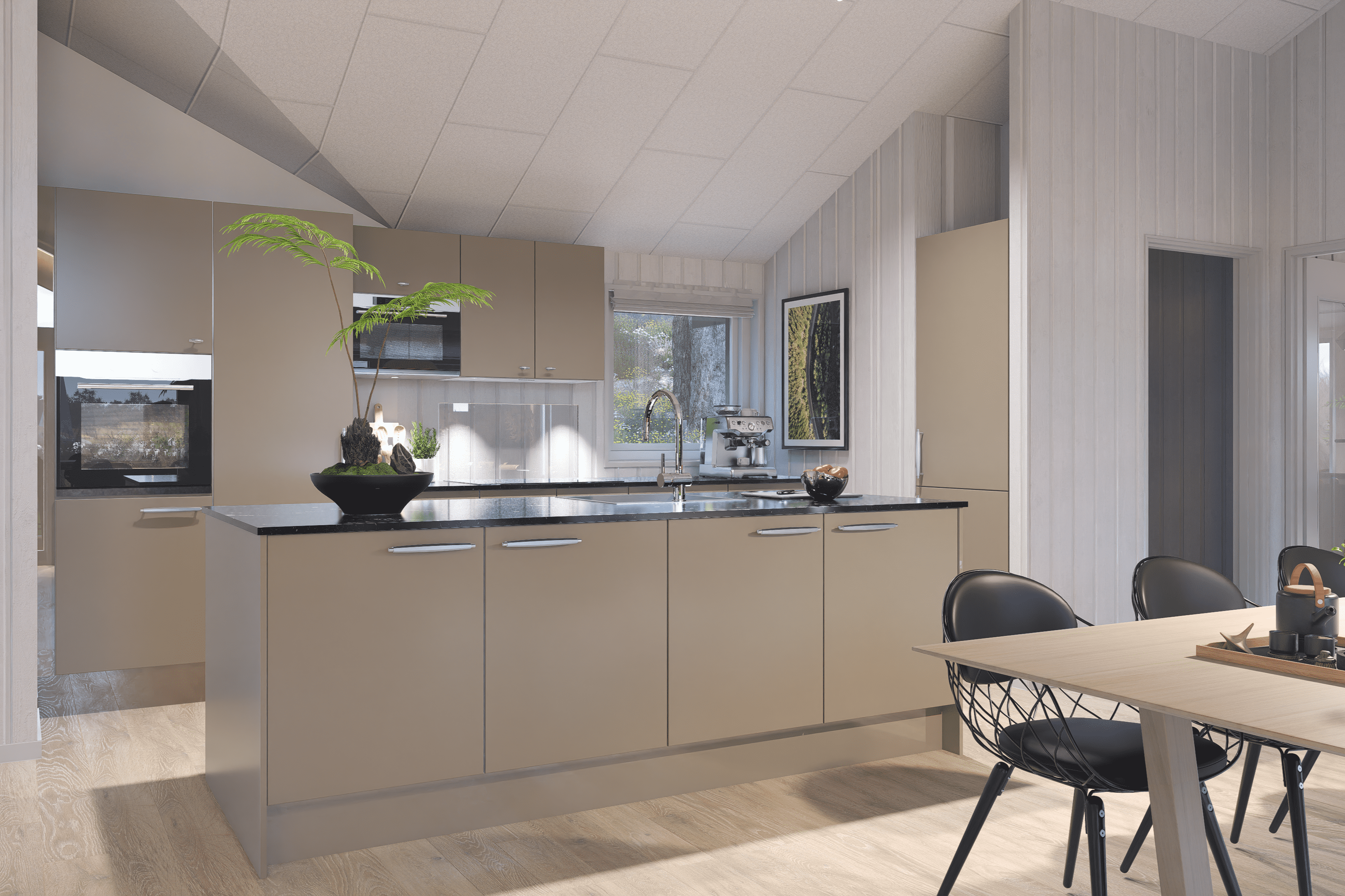 Kjøkkenet i luksushus nr. 919 er fullt utstyrt så dere lett kan lage mat til 12 personer.