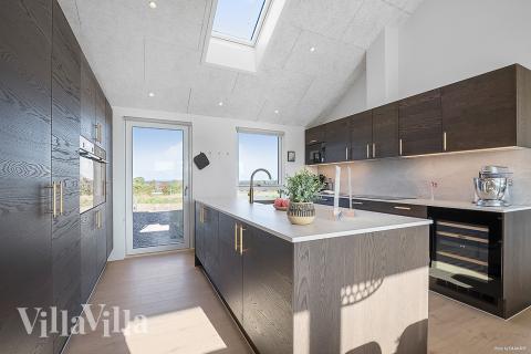 Kjøkkenet i luksushus nr. 901 er godt innrettet.