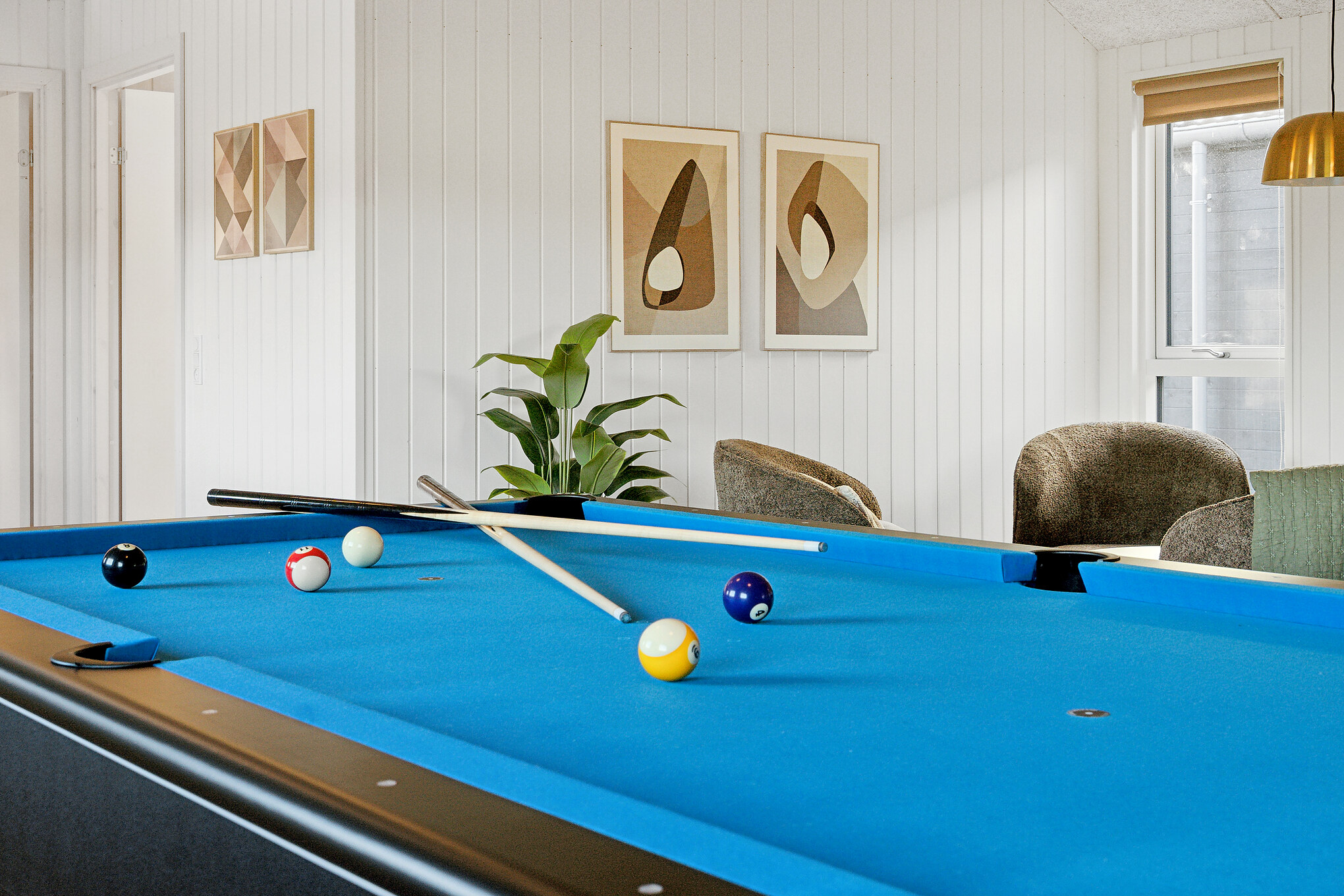 Aktivitetsrom i luksushus nr. 912 med 7 soverom og plass til 18 personer.