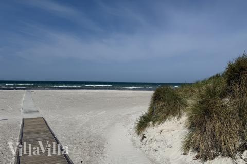 Stranden nær luksushus nr. 912.